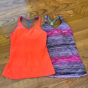 Nike tank tops with built in bras
